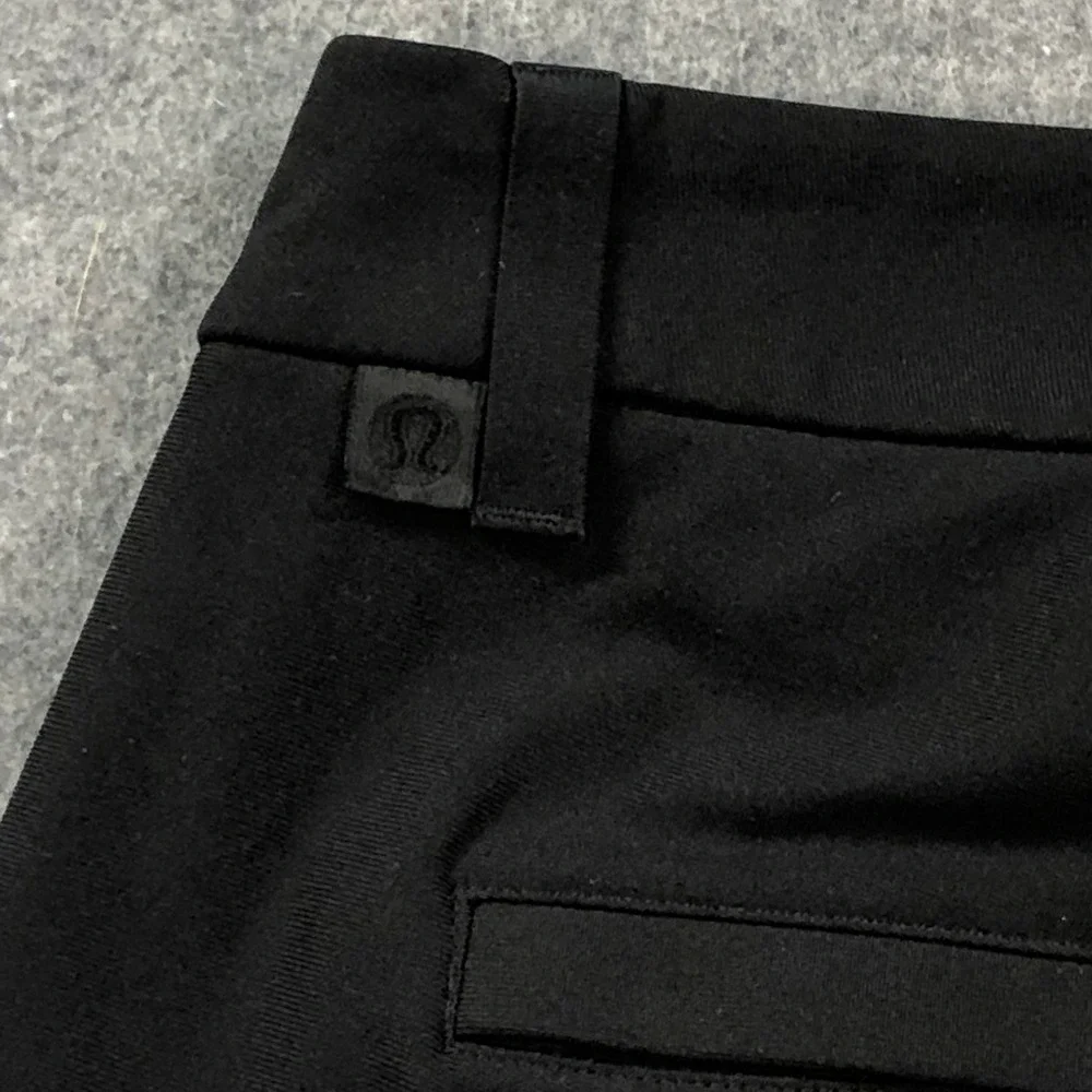 Lululemon Mens Commission Pant 36 Slim Fit Warpstreme Black Style LM5AXVS